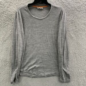 Icebreaker Cool Lite Shirt Womens Large Top Tee Gray*